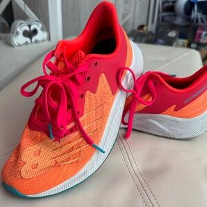 New Balance Athletic Shoes in Red and Orange
